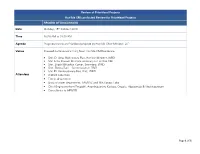 Page 1 of 5 Review of Prioritized Projects Hon'ble CM Conducted