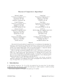 Resource-Competitive Algorithms1 1 Introduction