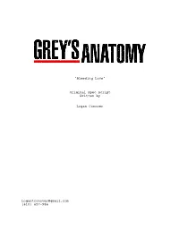 "Bleeding Love" Original Spec Script Written by Logan Conover