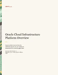 Oracle Cloud Infrastructure Platform Overview (PDF)