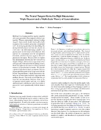 The Neural Tangent Kernel in High Dimensions: Triple Descent and a Multi-Scale Theory of Generalization