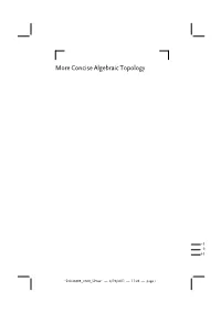 More Concise Algebraic Topology