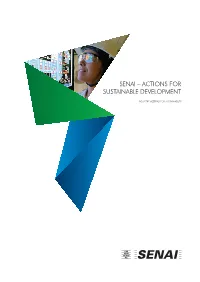 SENAI – Actions for Sustainable Development