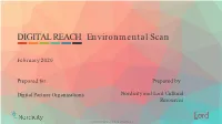 View Environmental Scan (PDF)
