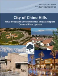 2013051082 Draft Program EIR (Distributed): July 23, 2014 Final EIR (Certified): February 24, 2015