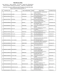 Beneficiary Data