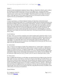 Transcript by Rev.Com Page