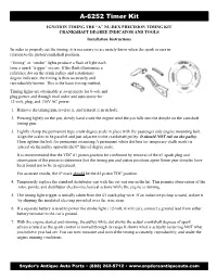 A-6252 Timer Kit