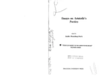 Essays on Aristotle's Poetics