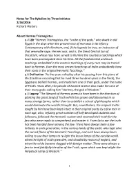 Notes for the Kybalion by Three Initiates 2/16/2016 Richard Walters