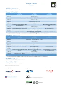ATS 2020+1 NZ Hub Program Monday 10 May 2021