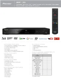 BDP-150 Single Sheet.Pdf
