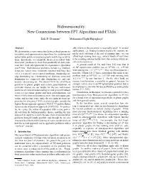 Bidimensionality: New Connections Between FPT Algorithms and Ptass