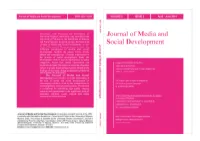 Journal of Media and Social Development