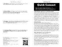 Quick Connect