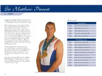 Sir Matthew Pinsent B