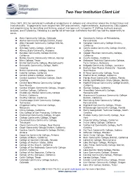 SIG Two-Year Institutions