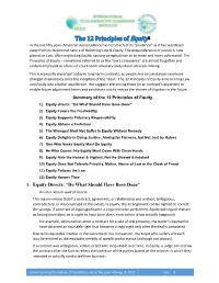 Understanding the Nature of Equitable Judicial Decision-Making © 2020 PAGE 1