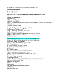 Draft 2040 LRTP Chapters 1-3 for Review