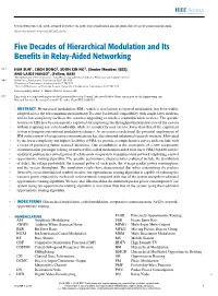 Five Decades of Hierarchical Modulation and Its Benefits in Relay-Aided Networking