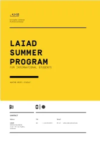 Laiad Summer Program for International Students