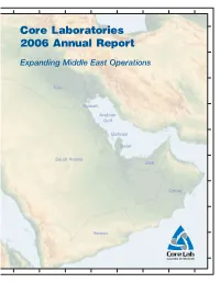 Core Laboratories 2006 Annual Report