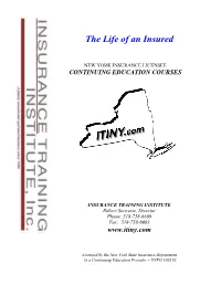 Life of an Insured