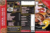 NEW Paper Menu