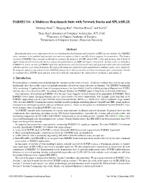PARSEC3.0: a Multicore Benchmark Suite with Network Stacks and SPLASH-2X