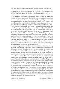 Walter A. Brogan: Heidegger and Aristotle: the Twofoldness of Being State University of New York, Press, Albany, Hb