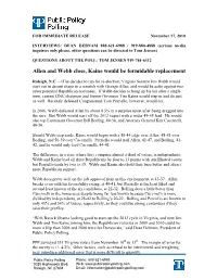 Allen and Webb Close, Kaine Would Be Formidable Replacement
