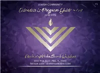 Calendar & Program Guide 5779