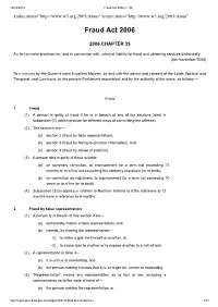 Fraud Act 2006 (C
