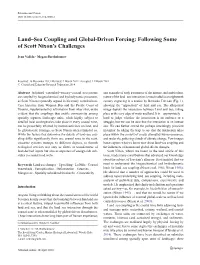 Land–Sea Coupling and Global-Driven Forcing: Following Some of Scott Nixon’S Challenges