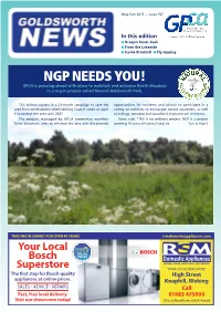 NGP NEEDS YOU! GPCA Is Pressing Ahead with Plans to Maintain and Enhance North Meadow in a Major Project Called Natural Goldsworth Park