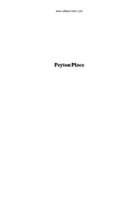 Peyton Place Def2.Indd