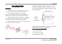 Polarisation