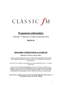 Programme Information