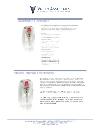 General Drug and Explosive Detection