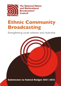 National Ethnic and Multicultural Broadcasters' Council