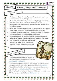 Pirates, Maps and Treasure