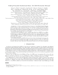 Probing Primordial Gravitational Waves: Ali CMB Polarization Telescope∗