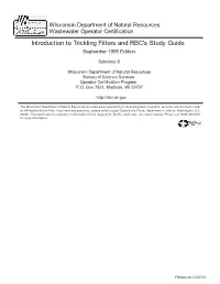 Introduction to Trickling Filters and RBC's Study Guide September 1995 Edition