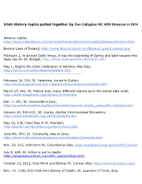 Irish History Links