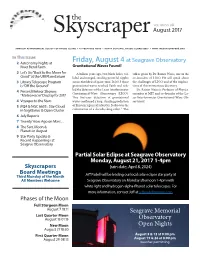 Newsletter Archive the Skyscraper August 2017