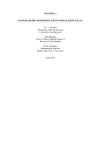 Nonparametric Regression with Complex Survey Data