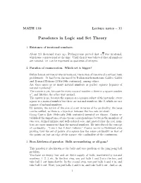 Paradoxes in Logic and Set Theory