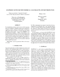 Snappshot: Suite for the Numerical Analysis of Planetary Protection
