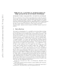 The Dual Canonical Formalism in the Quantum Junction Systems