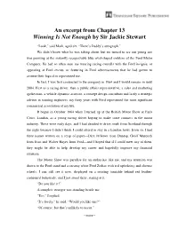 An Excerpt from Chapter 13 Winning Is Not Enough by Sir Jackie Stewart